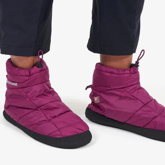 NWT Montane Women's Prism Primaloft Purple Booties Slippers Size-Large (9-11) - Picture 1 of 16